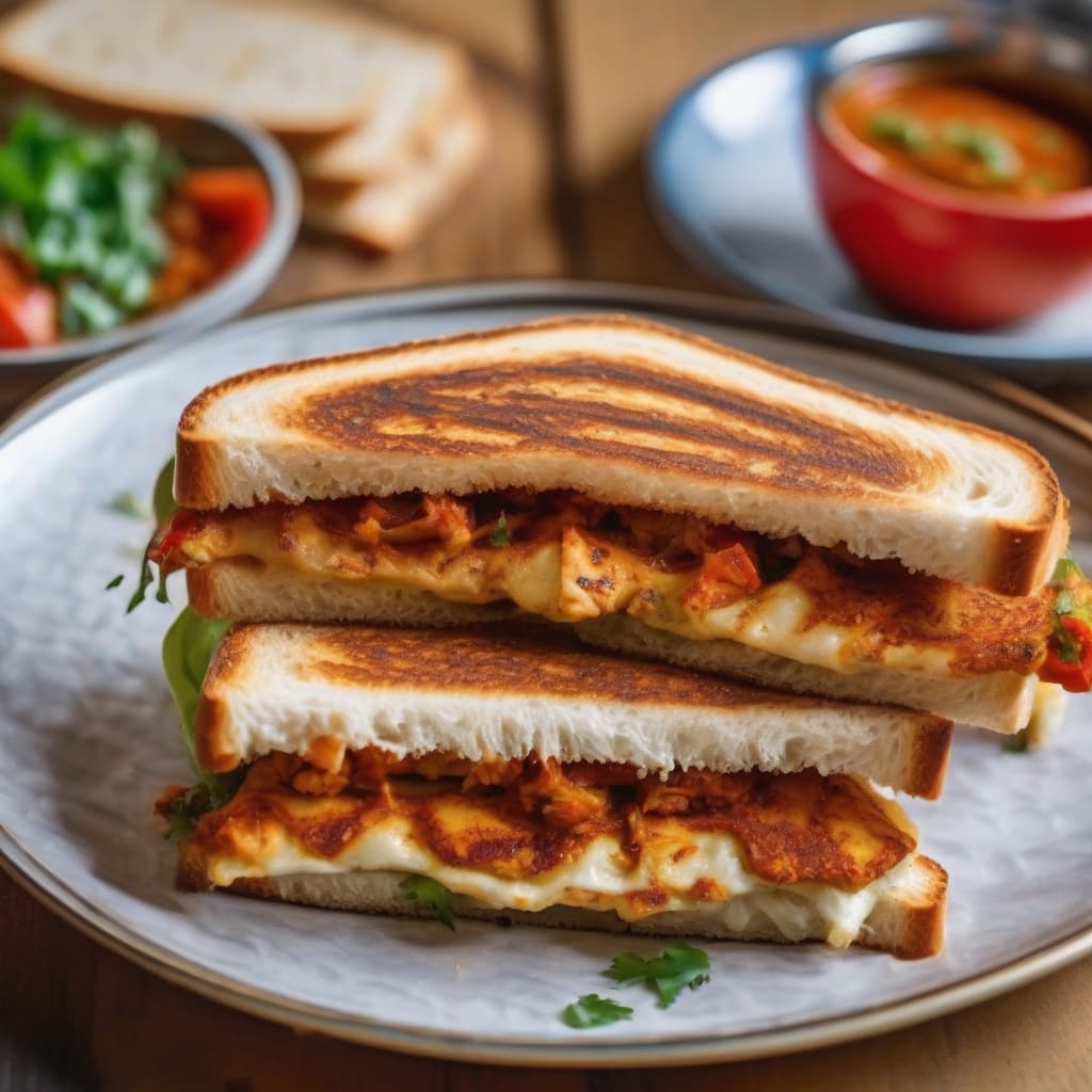 Paneer Masala Sandwich