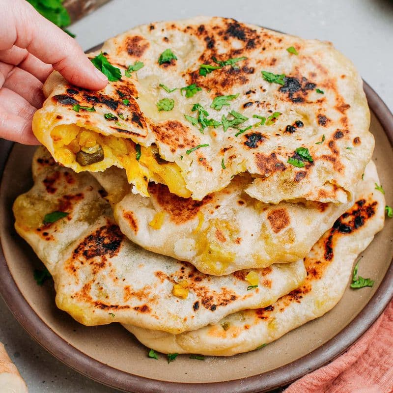 Aloo Stuffed Naan