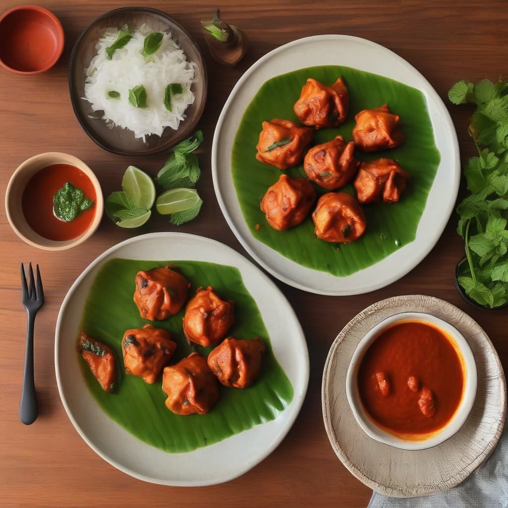 Chicken Tandoori Momos (10 pcs)